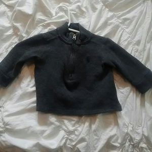 Ralph Lauren Polo quarter zip ribbed pullover